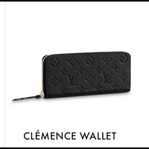 Louis Vuitton Clemence Long wallet w zipper